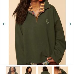 Green Pullover Sweater- EarthboundTrading